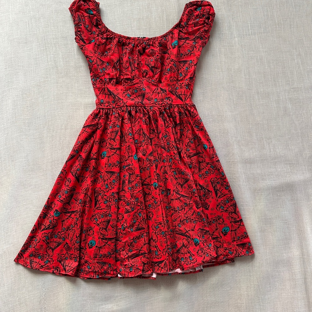 Pinup Couture Red and Black Kids Dress